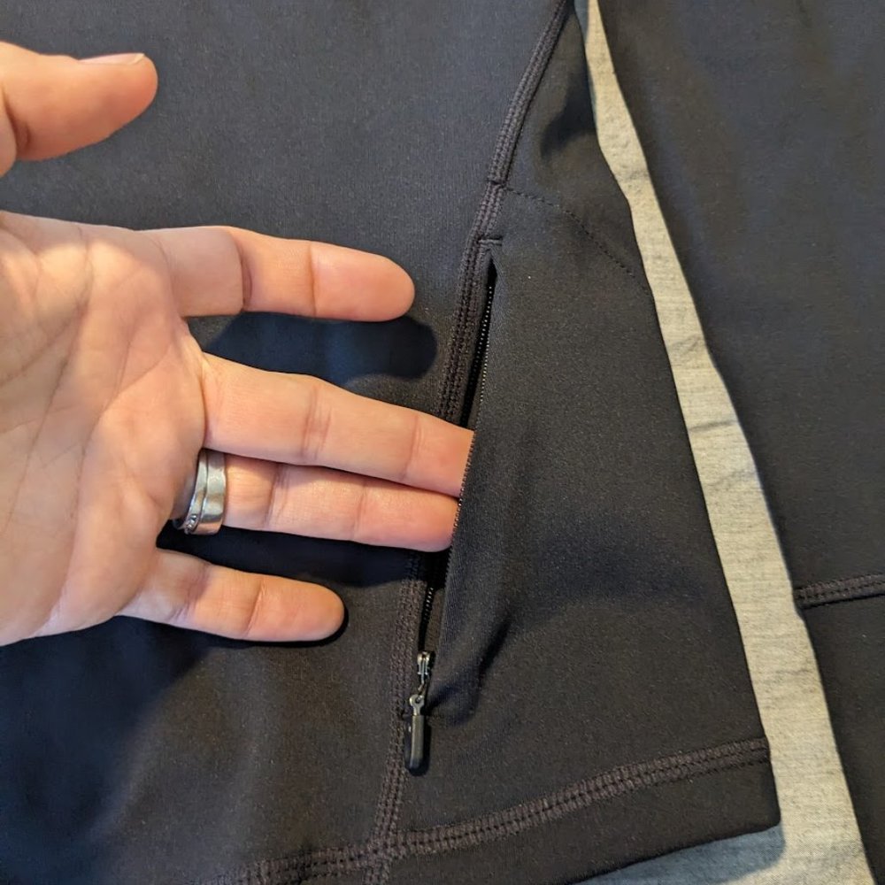 GapFit Small Cold Weather Athletic Quarter Zip Small Black - Picture 5 of 5